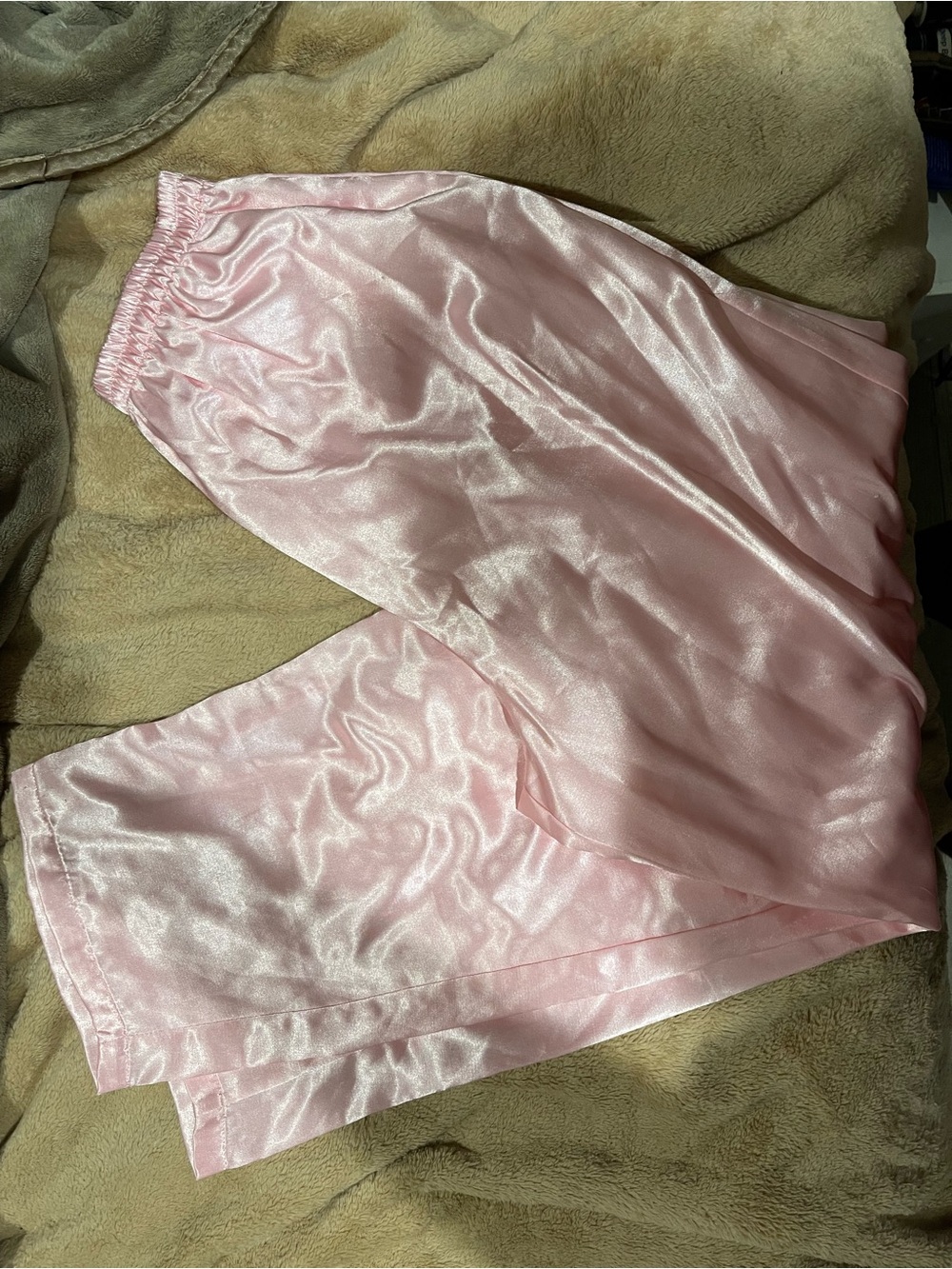 Victoria's Secret Pink Satin Pajama Pants